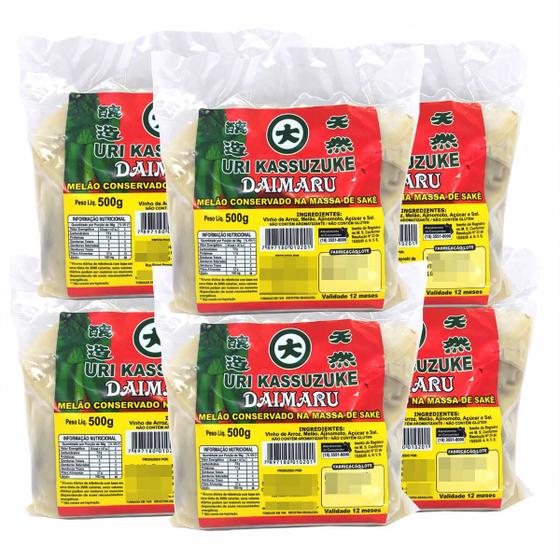 Imagem de Conserva Tsukemono Melão Uri Kassu 500g Daimaru -(Kit com 6)