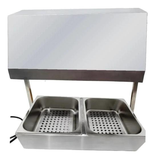 Imagem de Conservador de Fritura 2 Cubas Inox Gastromixx