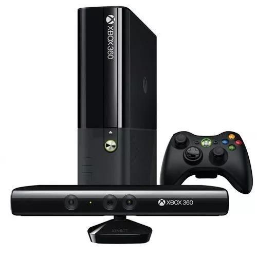 Imagem de Console 360 E 500gb 2 Controles + Kinect Standard Cor Preto