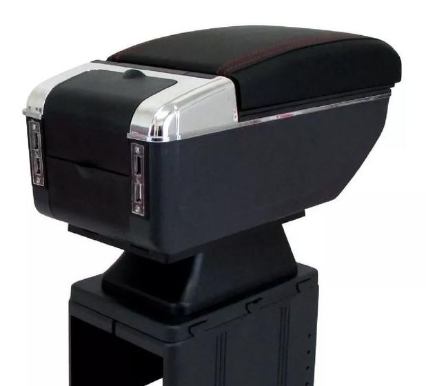 Imagem de Console Apoio De Braço Central Universal Porta Objetos 7 Usb