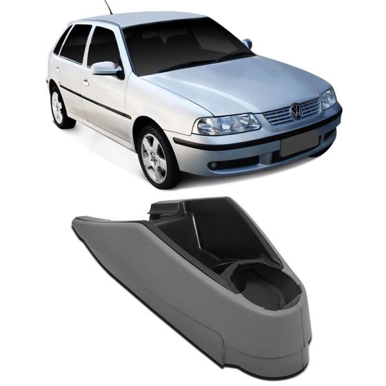 Console Central Gol Parati Saveiro G3 2000 a 2005 Cinza Flanel e Preto