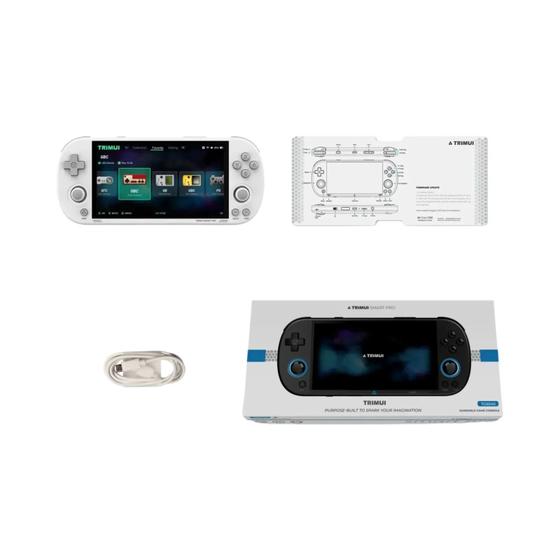 Imagem de Console De Jogos Portátil Trimui Smart pro Com Iluminação RGB, Tela IPS De 4,96 Polegadas, Sistema