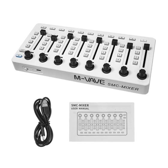 Imagem de Console De Mixagem Com Controlador MIDI Sem Fio USB 43 Botões Para Instrumentos Eletroacústicos SMC-Mixer