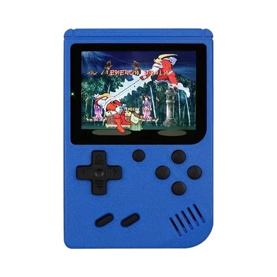 Imagem de Console de Videogame Portátil Retrô com Tela LCD de 2,4 Polegadas - 400 Jogos Integrados