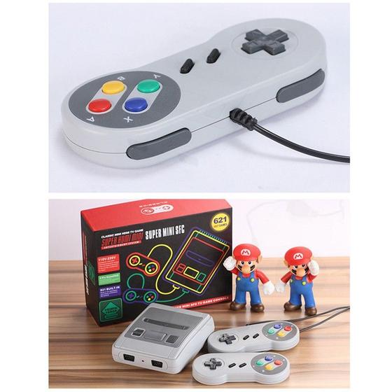 Console de Videogame Retrô Mini Clássico HDMI 8 Bits com 621 Jogos - Arrkeo Imagem de Console de Videogame Retrô Mini Clássico HDMI 8 Bits com 621 Jogos - Arrkeo