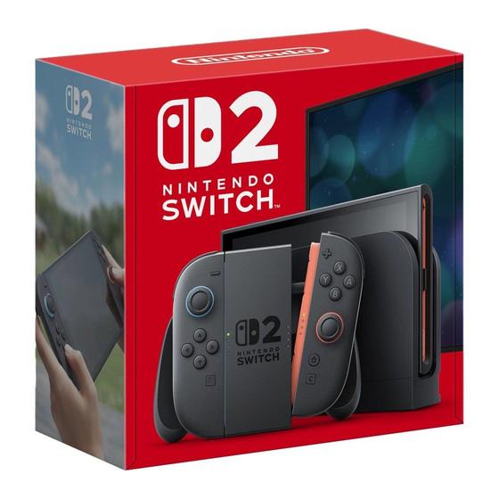 Console Nintendo Switch 2, 256GB, Preto, Azul e Vermelho Imagem de Console Nintendo Switch 2, 256GB, Preto, Azul e Vermelho