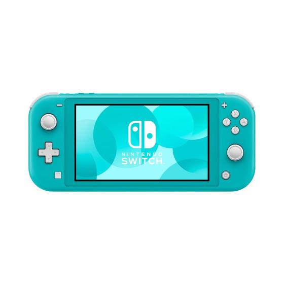 Console Nintendo Switch Lite 32GB Turquesa HBHSBAZA1 Imagem de Console Nintendo Switch Lite 32GB Turquesa HBHSBAZA1