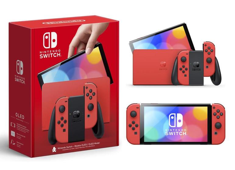 Imagem de Console Nintendo Switch OLED 64gb Edição Mário Vermelho