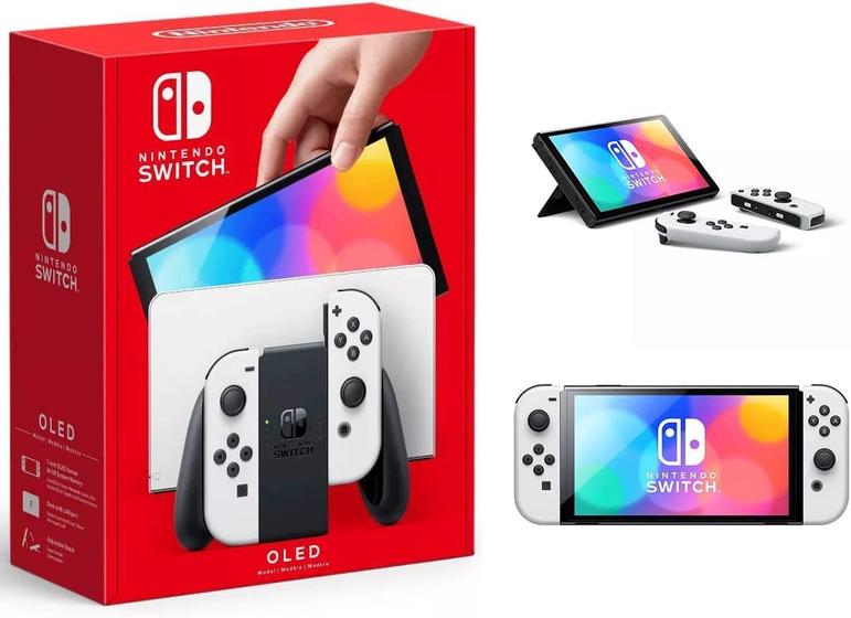 Imagem de Console Nintendo Switch OLED 7.0" 64GB Branco Nacional