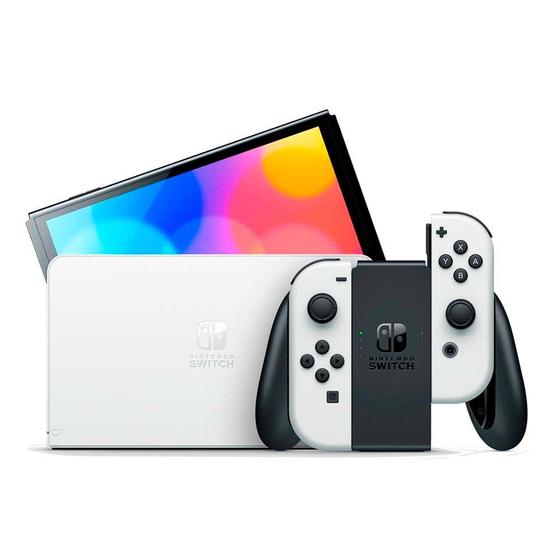 Console Nintendo Switch Oled Branco - Nintendo Menor preço em Console Nintendo Switch Oled Branco - Nintendo