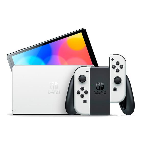 Imagem de Console Nintendo Switch Oled com Joy-Con, Branco - HBGSKAAA2