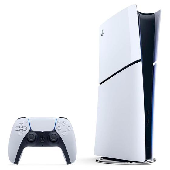 Imagem de Console PlayStation 5 Slim Digital Edition + Controle Sem Fio Dualsense Branco