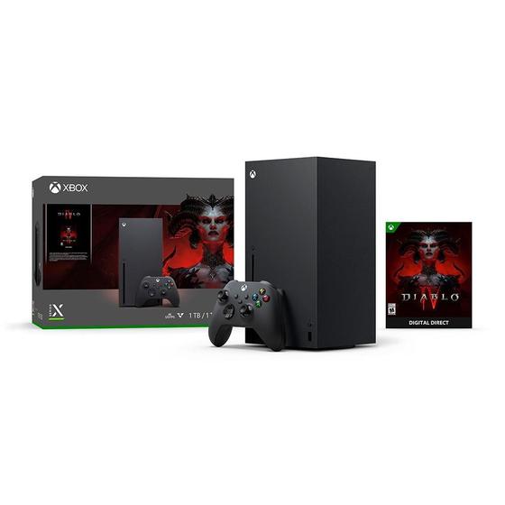 Imagem de Console Xbox Series X Microsoft Bundle Diablo IV, Preto - RRT-00033