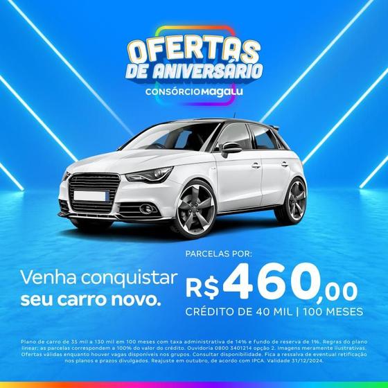 Imagem de Consórcio de Carro - 40 Mil - 100 Meses - OFERTA DE ANIVESÁRIO