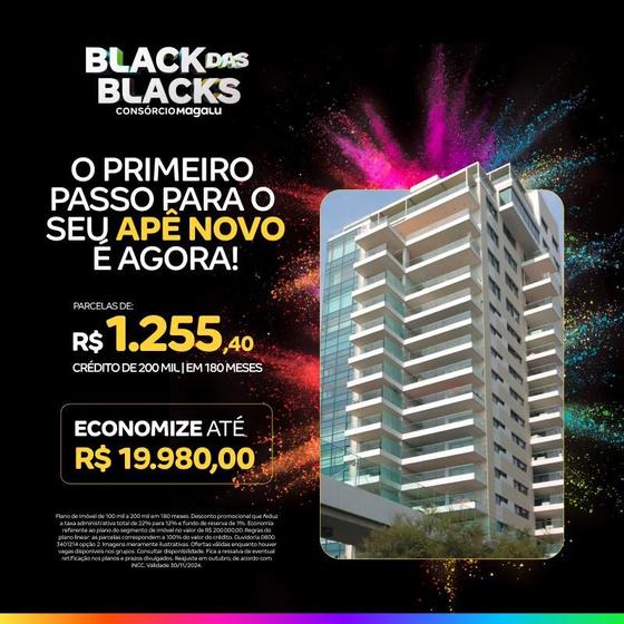 Imagem de Consórcio de Imóvel - 200 Mil - 180 Meses - OFERTA BLACK