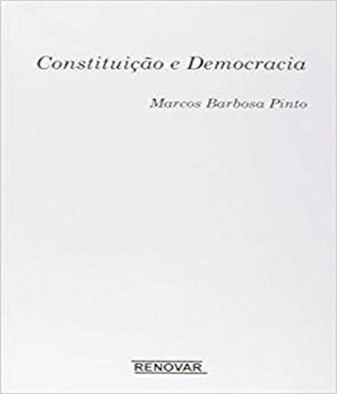 Imagem de Constituicao E Democracia - RENOVAR