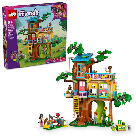 Imagem de Construindo um conjunto de brinquedos LEGO Friends Friendship Tree House