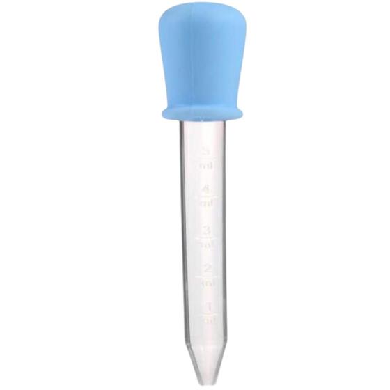 Imagem de Conta Gotas de Plástico com Silicone Azul