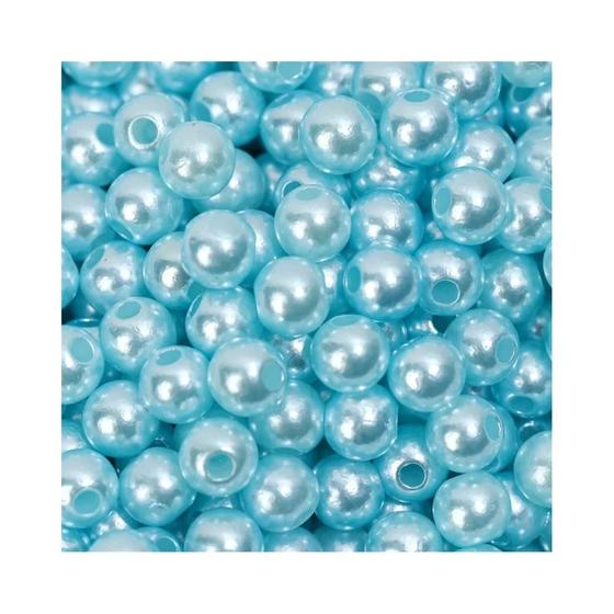 Imagem de Contas De Pérolas Acrílicas Coloridas 3-12mm Espaçador Solto Para Bordado Joias Pulseira Colar