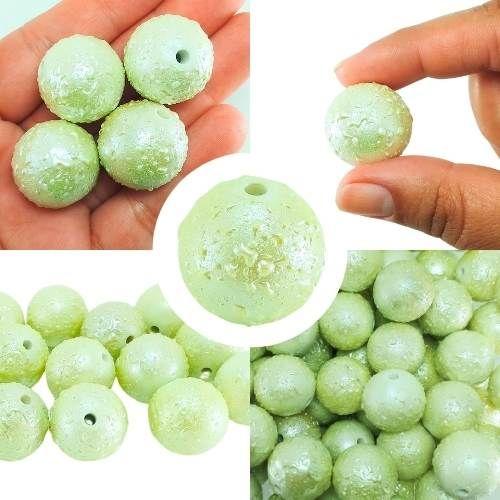 Imagem de Contas Miçangas 20mm até 15 peças p/ colar pulseira bijuteria brinco e artesanato