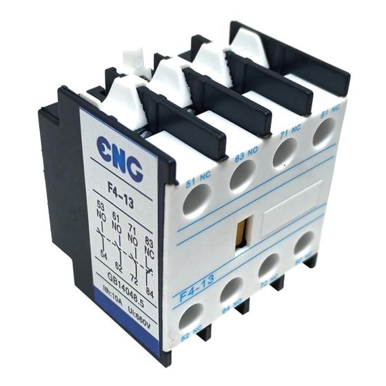 Imagem de Contato Auxiliar F4-13 3NC1NO p/ Contator - 48x23x37mm - 660V