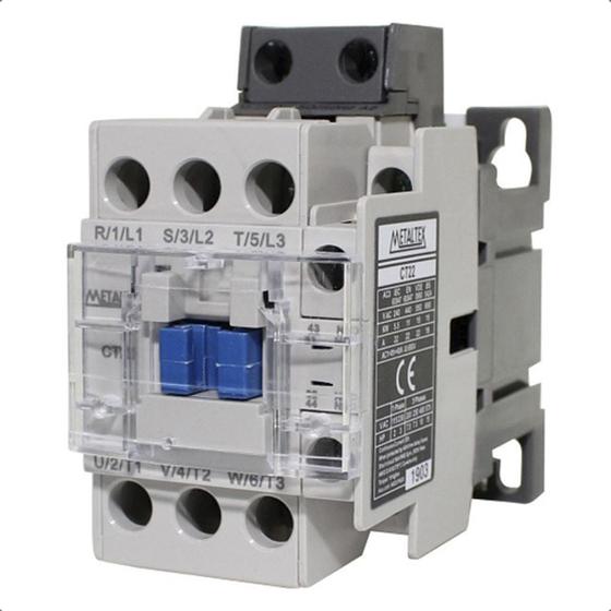 Imagem de Contator 22a 1na+1nf 220v Ct22-H5-311 Metaltex