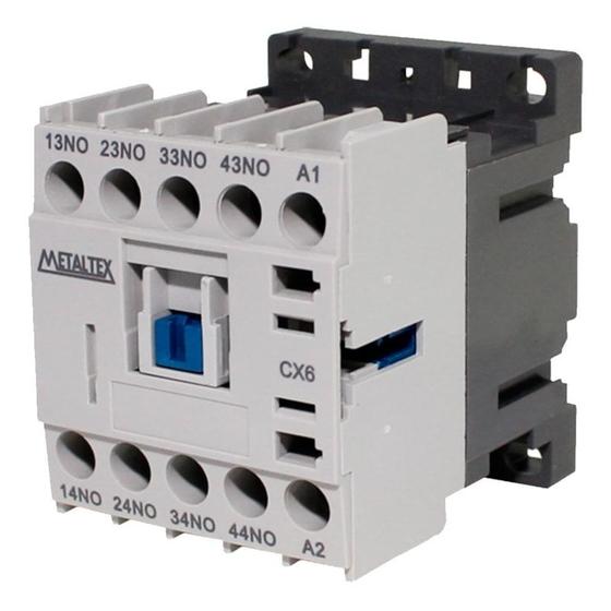 Imagem de Contator Auxiliar 2NA+2NF 110VCA Metaltex