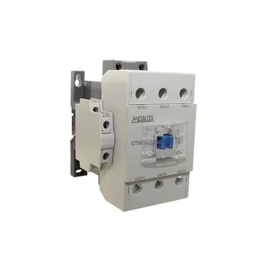 Imagem de Contator CT50 380VAC 80A 3NA+2NA+2NF 200/240VCA 380/440VCA