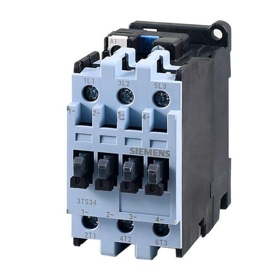 Imagem de Contator de Potência 3P 32A 220V 1NA+1NF 3TS34110AN2 SIEMENS