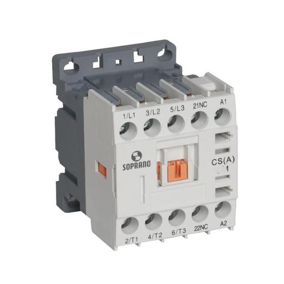 Imagem de Contator Mini 6a 220v Trifasico 1na Cs-a