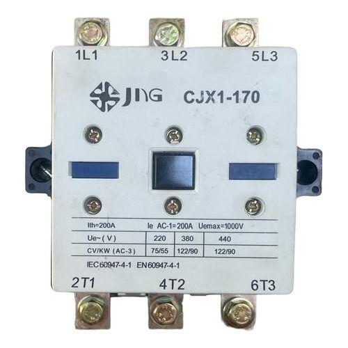 Imagem de Contator Para Motor Trifásico 170a 220v/380v Jng Cjx1-170 