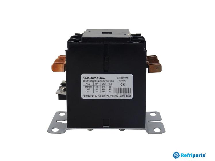 Imagem de Contator Trifásico ELGIN 40A 220V SAC-40/3P - ARC177590415601