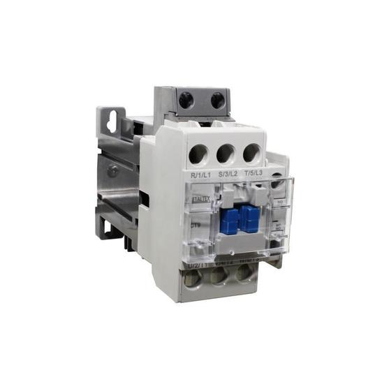 Imagem de Contator Tripolar 11A/Ac3 24Vcc Aux 1Na+1Nf Ct9 Metaltex