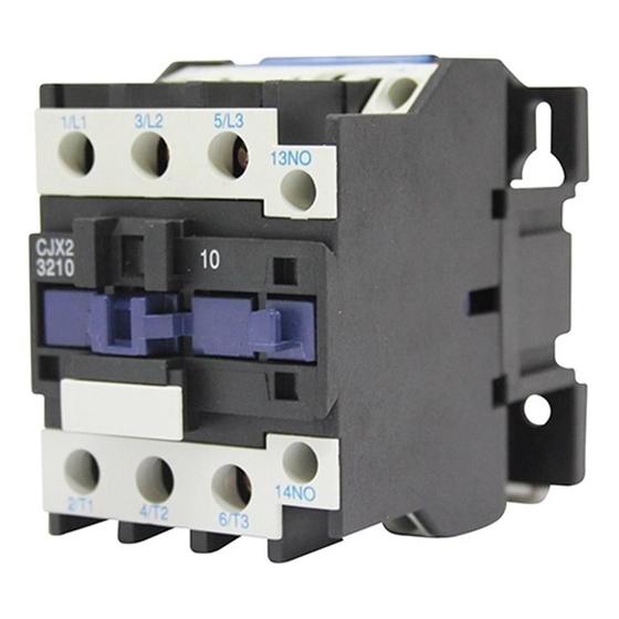 Imagem de Contator Tripolar 25A Contato Auxiliar 220V Jng Cjx2-3210