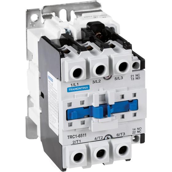 Imagem de Contator Tripolar TRC1-6511 65A 220VCA 1NA+1NF