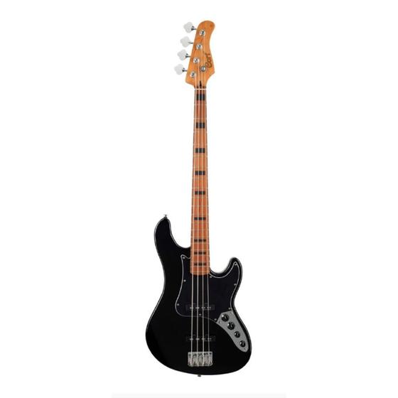 Imagem de Contrabaixo Ativo Cort 4 Cordas Jazz Bass GB64JJ Black