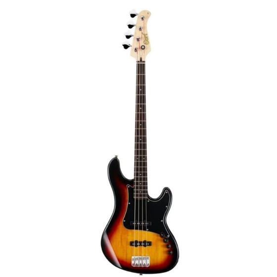 Imagem de Contrabaixo Cort 4 Cordas Jazz Bass GB34JJ 3TS Sunburst