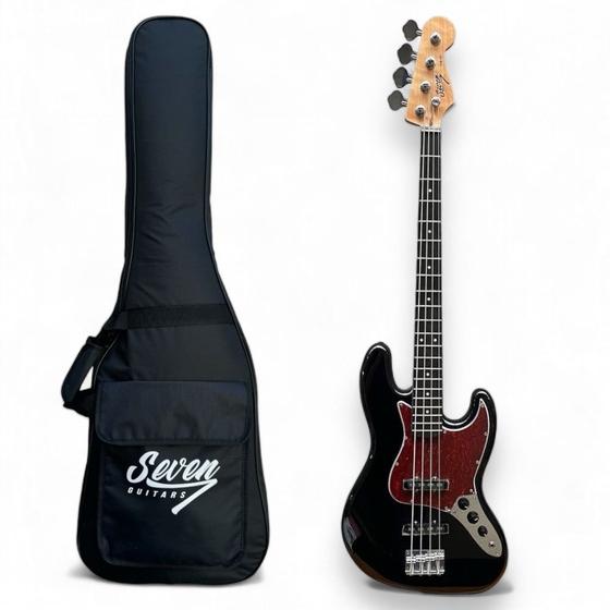 Imagem de Contrabaixo J.bass Seven Sjb-47 Bk Preto 4c Com Bag