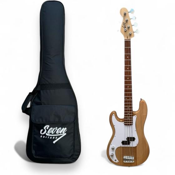 Imagem de Contrabaixo P/Bass Seven Canhoto SPB-47 NAT LH 4c Com Bag