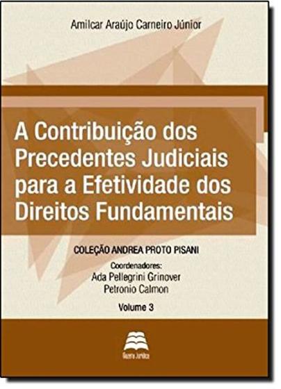 Imagem de Contribuicao dos precedentes judiciais para a efet - GAZETA JURIDICA