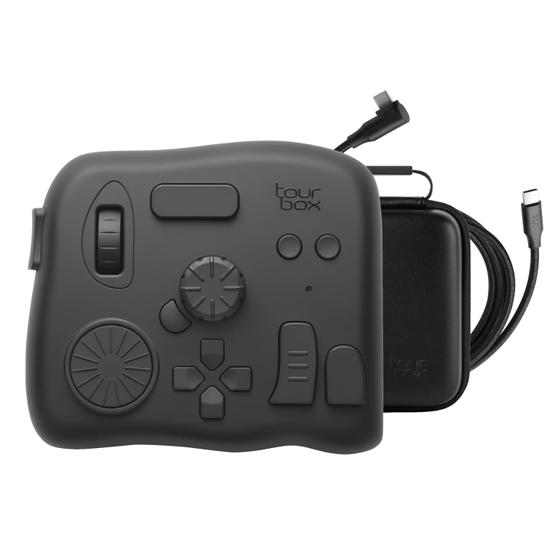 Controlador Bluetooth TourBox Elite para edição de fotos de Controlador Bluetooth TourBox Elite para edição de fotos de