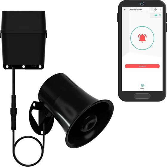 Imagem de Controlador de Alarme YoLink Outdoor 2 com Sirene 110dB - 12VDC