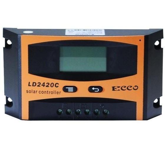 Imagem de Controlador De Carga 10a 12v/24v Regulador Sistema Solar