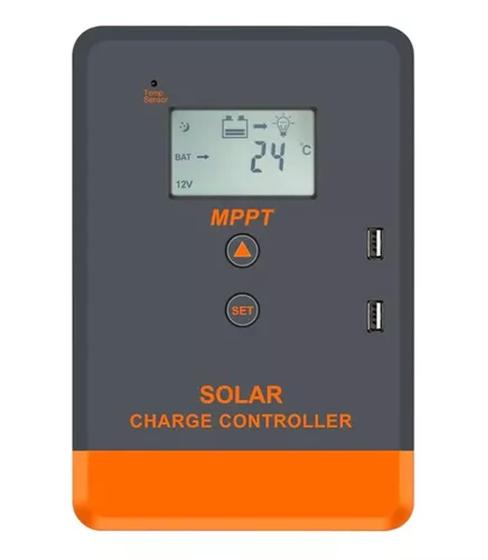 Imagem de Controlador De Carga Solar 100% Mppt 30a Energia Fotovoltaic