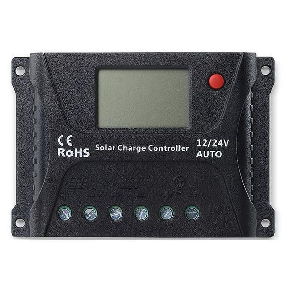 Imagem de Controlador de Carga Solar 20A PWM SR-HP2420 12V / 24V