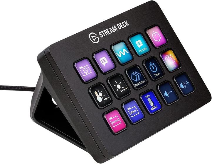 Imagem de Controlador de estúdio Elgato Stream Deck MK.2 com 15 teclas macro
