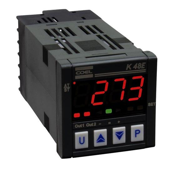 Imagem de Controlador de Temperatura Digital K48EHCOR 1 Saída Relé/SSR 100-240VCA Coel