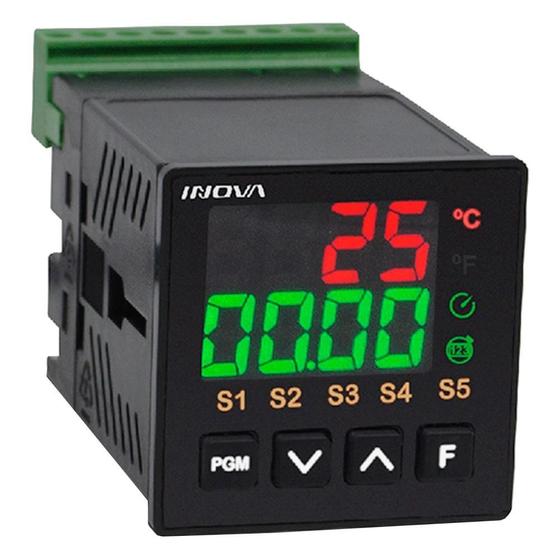 Imagem de Controlador De Temperatura Digital KA2-02-M-H J-K-PT100 85-250VCA Inova