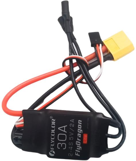 Imagem de Controlador de velocidade elétrico Flycolor 30A ESC 2-4S com 5V 2A BEC