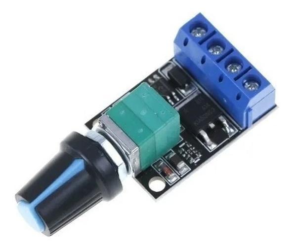 Imagem de Controlador De Velocidade Para Motor Dc Pwm 5V 12V 10A